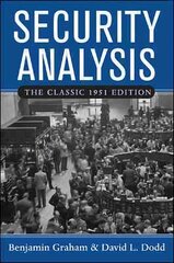 Security Analysis: The Classic 1951 Edition 3rd edition kaina ir informacija | Ekonomikos knygos | pigu.lt