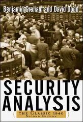 Security Analysis: The Classic 1940 Edition 2nd edition цена и информация | Книги по экономике | pigu.lt