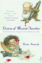 Lexicon of Musical Invective: Critical Assaults on Composers Since Beethoven's Time kaina ir informacija | Fantastinės, mistinės knygos | pigu.lt