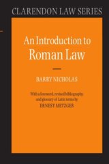 Introduction to Roman Law цена и информация | Книги по экономике | pigu.lt