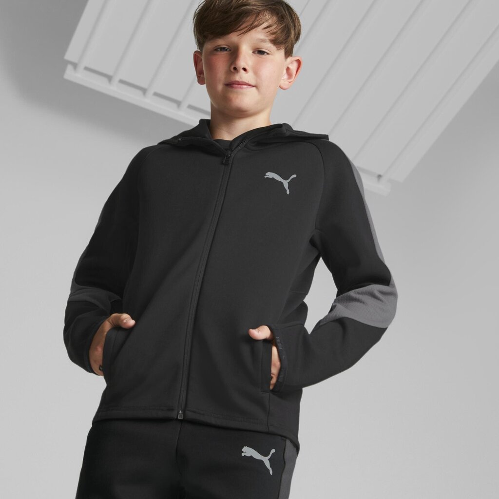Džemperis berniukams Puma, juodas kaina ir informacija | Megztiniai, bluzonai, švarkai berniukams | pigu.lt