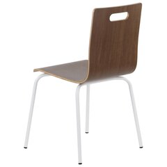 Kėdė Stema Werdi A, 48,5x53x82 cm, ruda/balta kaina ir informacija | Virtuvės ir valgomojo kėdės | pigu.lt