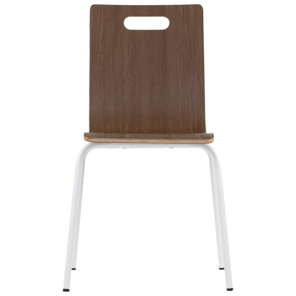 Kėdė Stema Werdi A, 48,5x53x82 cm, ruda/balta цена и информация | Virtuvės ir valgomojo kėdės | pigu.lt