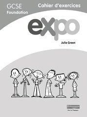 Expo (AQA&OCR) GCSE French Foundation Workbook 2nd edition kaina ir informacija | Užsienio kalbos mokomoji medžiaga | pigu.lt