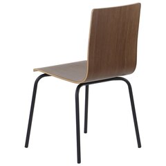 Kėdė Stema Werdi B, 48,5x53x82 cm, ruda/juoda kaina ir informacija | Virtuvės ir valgomojo kėdės | pigu.lt