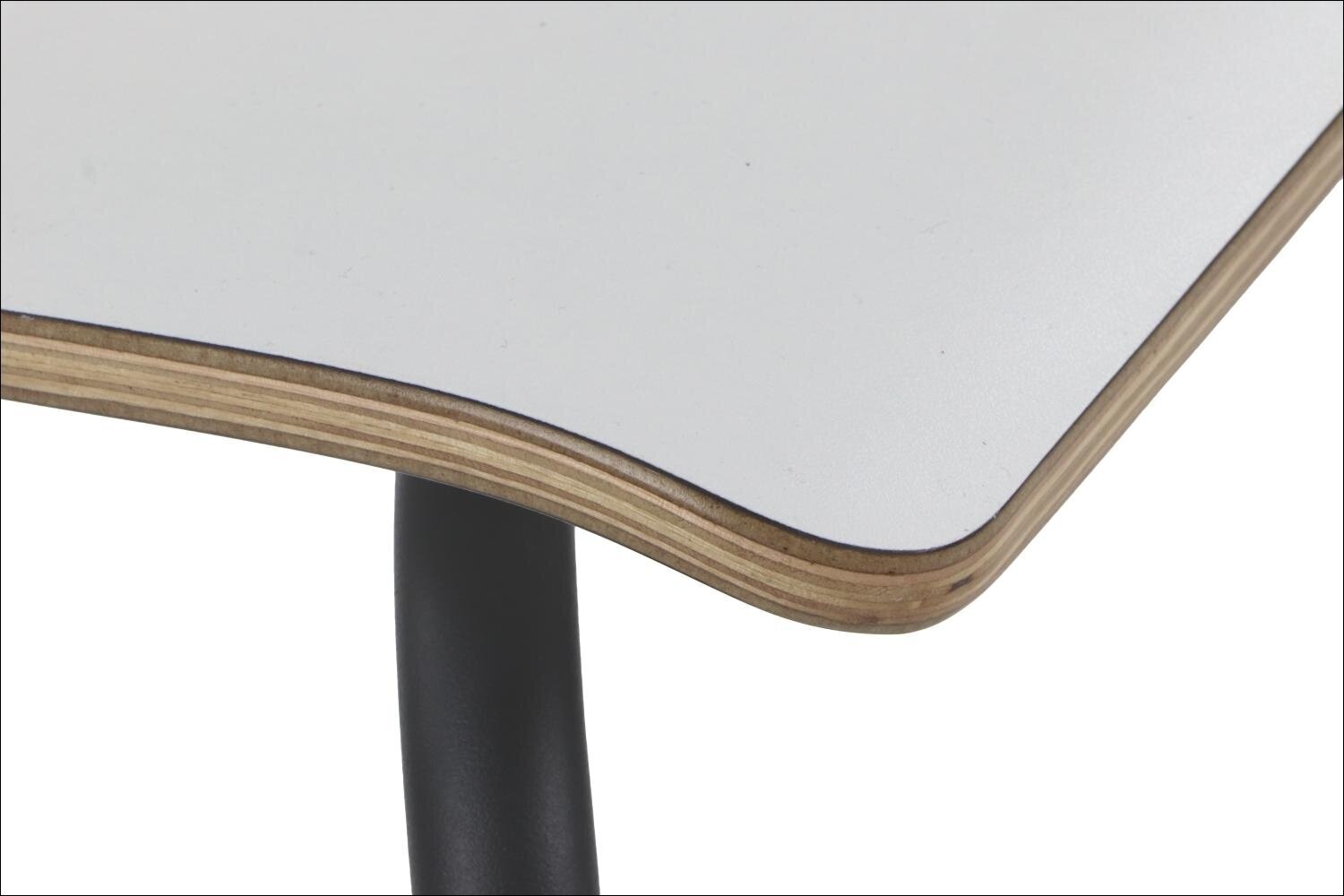 Kėdė Stema Werdi B, 48,5x53x82 cm, balta/juoda kaina ir informacija | Virtuvės ir valgomojo kėdės | pigu.lt