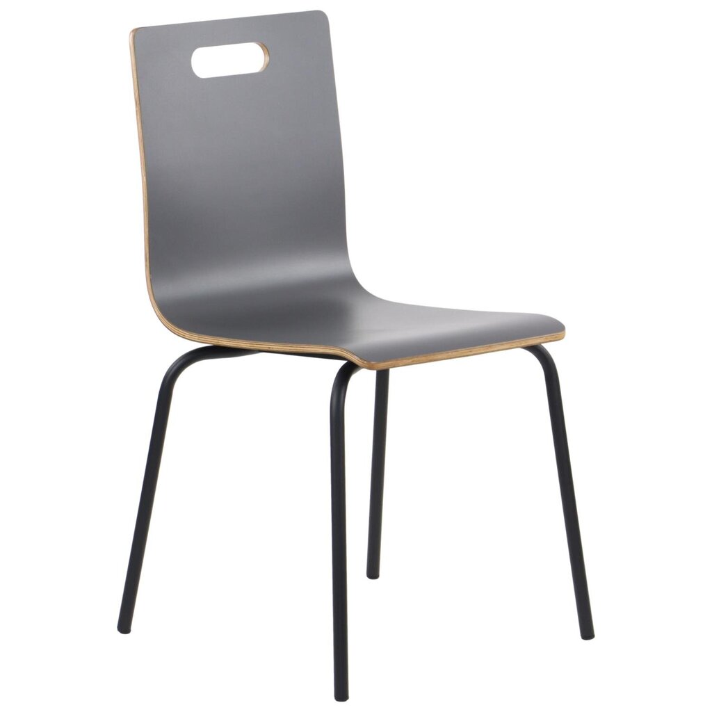 Kėdė Stema Werdi A, 48,5x53x82 cm, pilka/juoda kaina ir informacija | Virtuvės ir valgomojo kėdės | pigu.lt