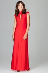 Suknelė moterims Lenitif LKK120756.1903, raudonas kaina ir informacija | Suknelės | pigu.lt