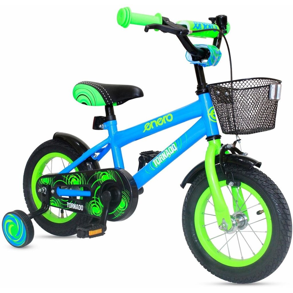 Vaikiškas dviratis Enero, mėlynas kaina ir informacija | Dviračiai | pigu.lt