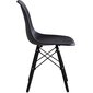 2-ių kėdžių komplektas Saska Garden Matera, juodas kaina ir informacija | Virtuvės ir valgomojo kėdės | pigu.lt