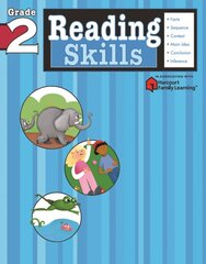 Reading Skills: Grade 2 (Flash Kids Harcourt Family Learning) цена и информация | Книги для подростков  | pigu.lt