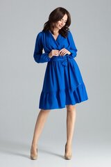 Suknelė moterims Lenitif LKK135898.1903, mėlyna kaina ir informacija | Suknelės | pigu.lt