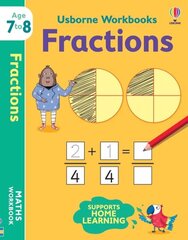 Usborne Workbooks Fractions 7-8 kaina ir informacija | Knygos paaugliams ir jaunimui | pigu.lt