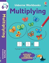 Usborne Workbooks Multiplying 6-7 kaina ir informacija | Knygos paaugliams ir jaunimui | pigu.lt