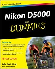 Nikon D5000 For Dummies цена и информация | Книги по фотографии | pigu.lt