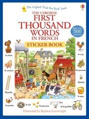 First Thousand Words in French Sticker Book цена и информация | Книги для малышей | pigu.lt