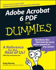 Adobe Acrobat 6 PDF For Dummies цена и информация | Книги по экономике | pigu.lt