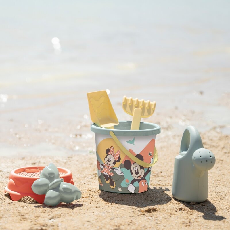 Smėlio žaislų rinkinsys su kibirėliu Smoby Mickey Mouse (Peliukas Mikis) kaina ir informacija | Vandens, smėlio ir paplūdimio žaislai | pigu.lt