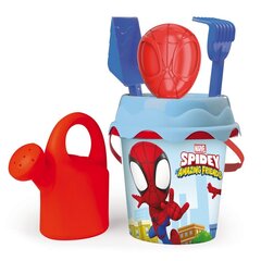 Smėlio žaislų rinkinys Smoby Spiderman (Žmogus Voras) Kibirėlis su priedais kaina ir informacija | Vandens, smėlio ir paplūdimio žaislai | pigu.lt