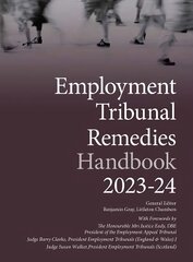 Employment Tribunal Remedies Handbook 2023-24 9th New edition kaina ir informacija | Ekonomikos knygos | pigu.lt