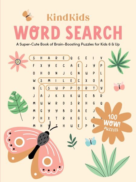 KindKids Word Search: A Super-Cute Book of Brain-Boosting Puzzles for Kids 6 & Up цена и информация | Knygos paaugliams ir jaunimui | pigu.lt