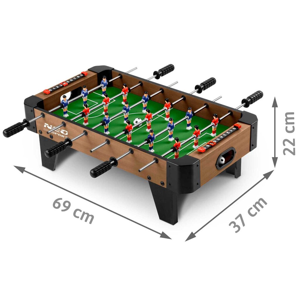 Salo futbolas Neo Sport, 69 x 37 x 22 cm kaina ir informacija | Stalo futbolas | pigu.lt