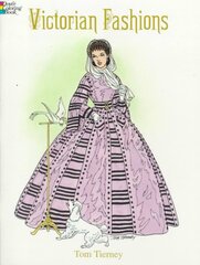 Victorian Fashions Coloring Book цена и информация | Книги для самых маленьких | pigu.lt