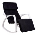 Supama kėdė ModernHome TXRC-03, juoda/balta