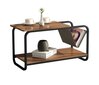 Kavos staliukas ModernHome YLT-1502-02P, rudas/juodas kaina ir informacija | Kavos staliukai | pigu.lt