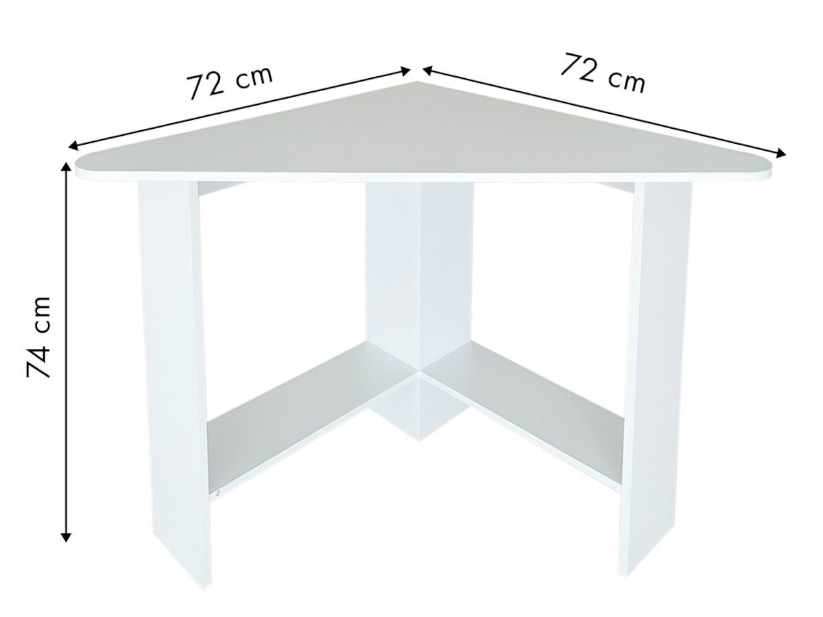 Kompiuterinis stalas ModernHome WYJ-235, baltas kaina ir informacija | Kompiuteriniai, rašomieji stalai | pigu.lt