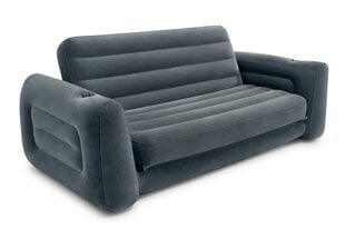 Pripučiama sofa/čiužinys 2in1, 231 x 203 x 66 cm, mėlyna kaina ir informacija | Pripučiami čiužiniai ir baldai | pigu.lt