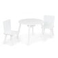 3-ių dalių vaikų baldų komplektas Ecotoys WH135, baltas kaina ir informacija | Vaikiškos kėdutės ir staliukai | pigu.lt