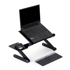 Алюминиевая складная подставка для ноутбука, регулируемая цена и информация | Аксессуары для компьютерных игр | pigu.lt