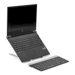 Алюминиевая складная подставка для ноутбука цена и информация | Аксессуары для компьютерных игр | pigu.lt