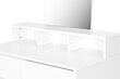 Kosmetinis staliukas ModernHome PWJJDT0070, baltas kaina ir informacija | Kosmetiniai staliukai | pigu.lt