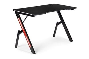 Kompiuterinis stalas ModernHome GT-2309, juodas kaina ir informacija | Kompiuteriniai, rašomieji stalai | pigu.lt