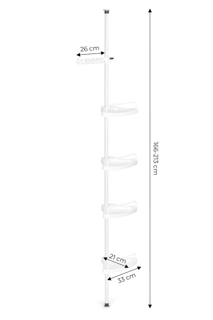 Vonios lentyna ModernHome PJJBR1006-04 kaina ir informacija | Vonios kambario aksesuarai | pigu.lt