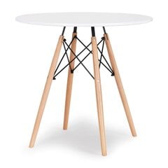 Современный стол для гостиной, 80 см цена и информация | Кухонные и обеденные столы | pigu.lt