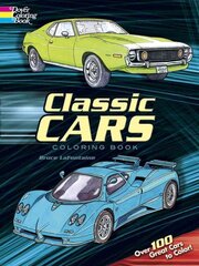 Classic Cars Coloring Book kaina ir informacija | Knygos mažiesiems | pigu.lt