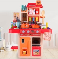 Vaikiška virtuvė su šviesa ir garsu + produktais, 42 vnt цена и информация | Игрушки для девочек | pigu.lt