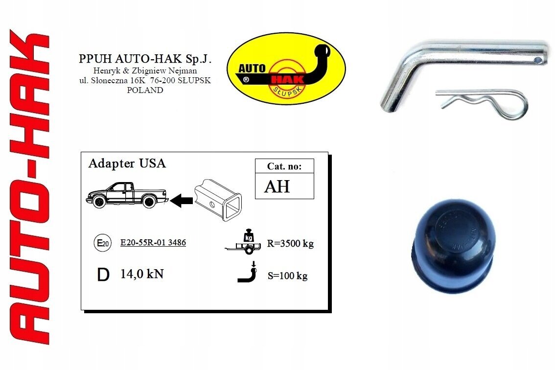 Kablio adapteris automobiliams Auto-Hak AH-5, 1 vnt. kaina ir informacija | Auto reikmenys | pigu.lt