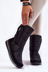 Sniego batai moterims Progress BSB22644.2681, juodi kaina ir informacija | Aulinukai, ilgaauliai batai moterims | pigu.lt