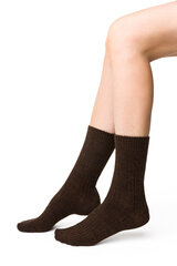 Kojinės moterims Steven 044-004, rudos kaina ir informacija | Moteriškos kojinės | pigu.lt