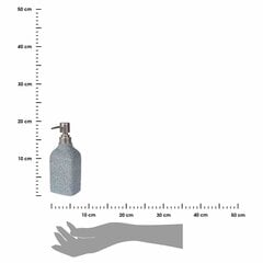 Muilo dozatorius iš akmens keramikos talpykla su pompa, skirta skystam muilui arba dezinfekavimo skysčiui, pagaminta iš akmens keramikos, matmenys: 20x9,5x7,4 cm. kaina ir informacija | Vonios kambario aksesuarai | pigu.lt