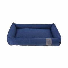Stačiakampė lova šunims, 55x41x10 cm, mėlyna kaina ir informacija | Guoliai, pagalvėlės | pigu.lt
