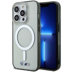 BMW BMHMP15LHCRS iPhone 15 Pro 6.1" transparent hardcase Silver Ring MagSafe цена и информация | Чехлы для телефонов | pigu.lt