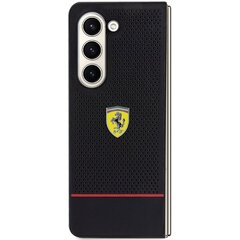 Ferrari FEHCZFD5PSEK Z Fold5 F946 czarny|black hardcase Perforated Line цена и информация | Чехлы для телефонов | pigu.lt