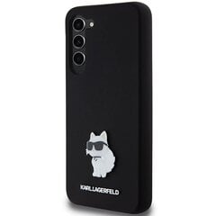 Karl Lagerfeld KLHCS23MSMHCNPK S23+ S916 czarny|black hardcase Silicone Choupette Metal Pin цена и информация | Чехлы для телефонов | pigu.lt