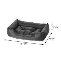 Šuns guolis 61x45 cm, pilkas kaina ir informacija | Guoliai, pagalvėlės | pigu.lt
