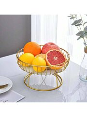 Vaisių krepšelis daržovių dubuo dekoratyvinis metalinis dubuo цена и информация | Посуда, тарелки, обеденные сервизы | pigu.lt